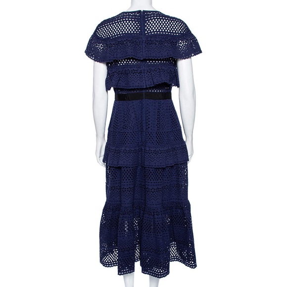 Self-portrait navy dress - Picture 2 of 5